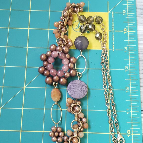 Long Beaded Necklace Retro-style - Picture 5 of 5